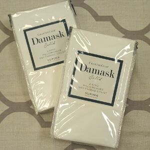 Charter Club Damask Supima Pillowcases - White